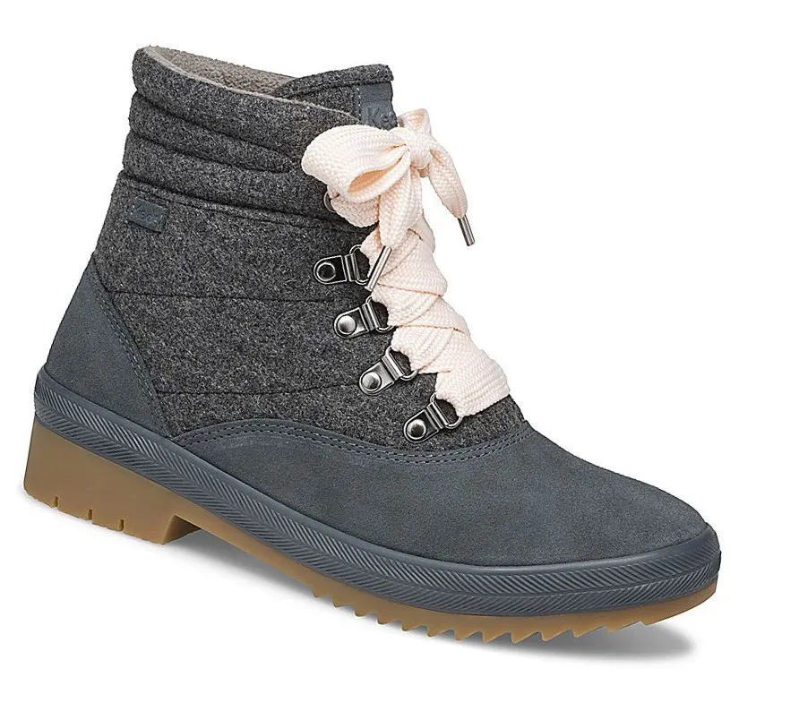 2024 Botas Altas Keds Camp Agua Mujer Azules Gris desaparecer – Botas Altas