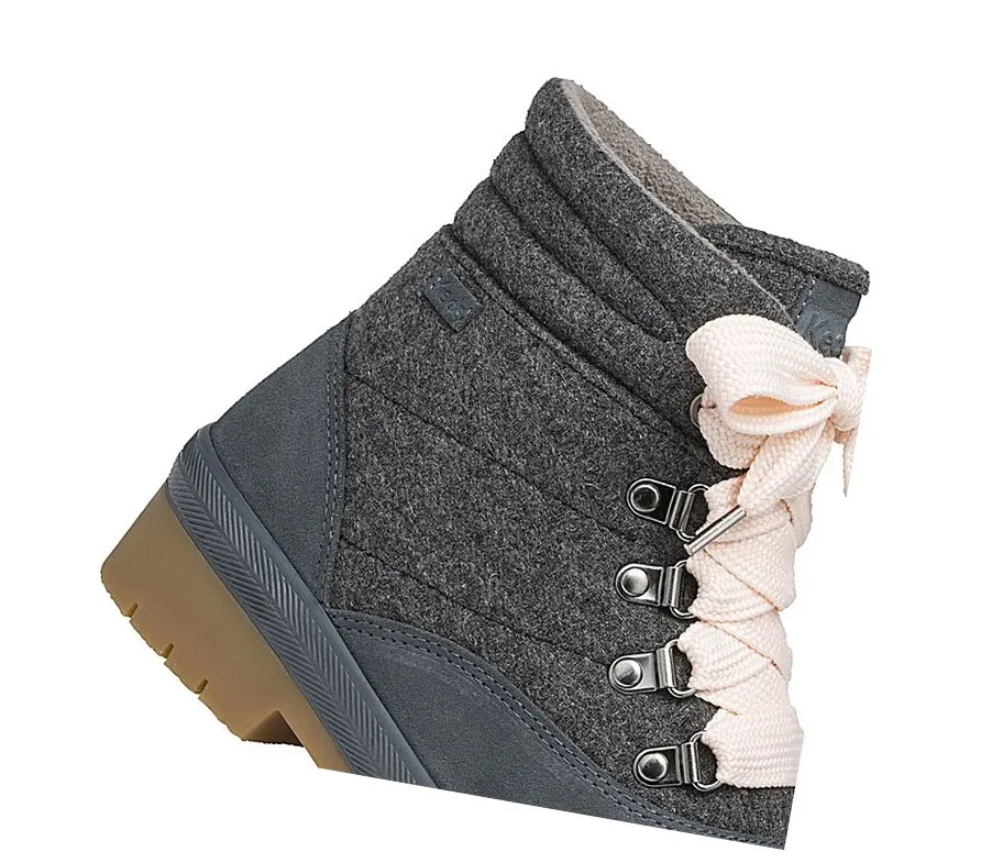 2024 Botas Altas Keds Camp Agua Mujer Azules Gris desaparecer – Botas Altas
