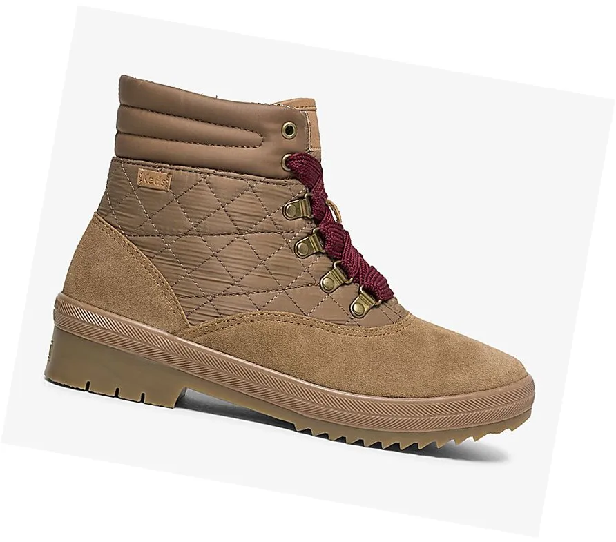 2024 Botas Altas Keds Camp Boot Agua Mujer Marrones del capitán – Botas Altas