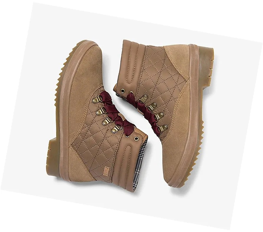 2024 Botas Altas Keds Camp Boot Agua Mujer Marrones del capitán – Botas Altas