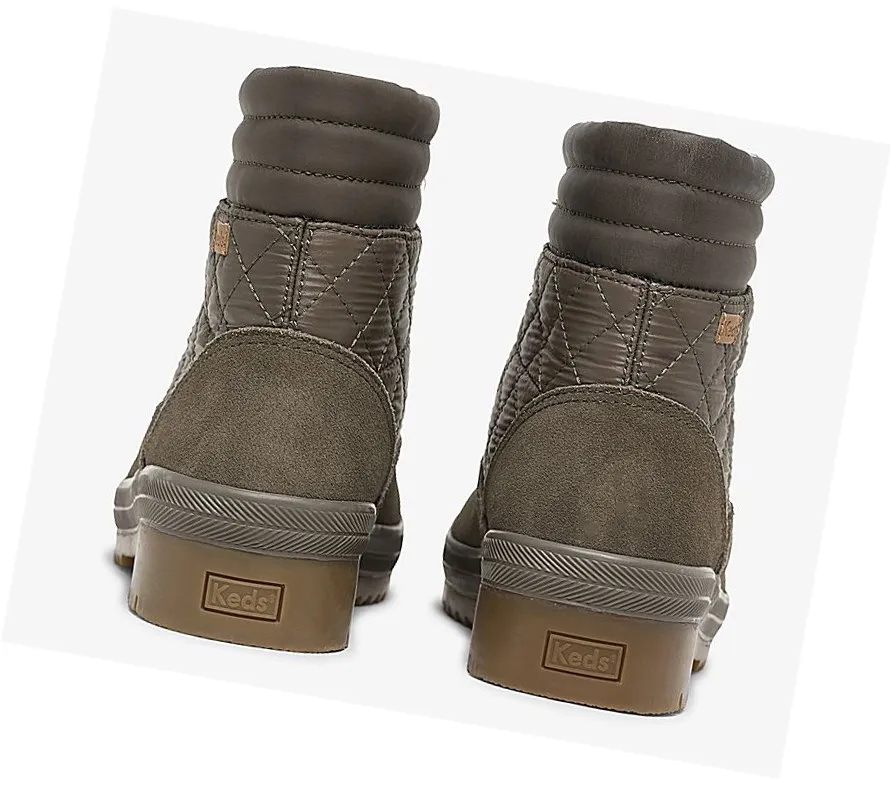 2024 Botas Altas Keds Camp Boot Agua Mujer Verde Oliva ruidoso – Botas Altas