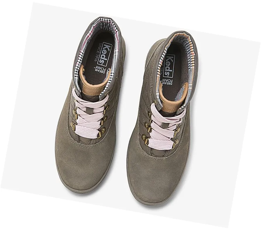 2024 Botas Altas Keds Camp Boot Agua Mujer Verde Oliva ruidoso – Botas Altas