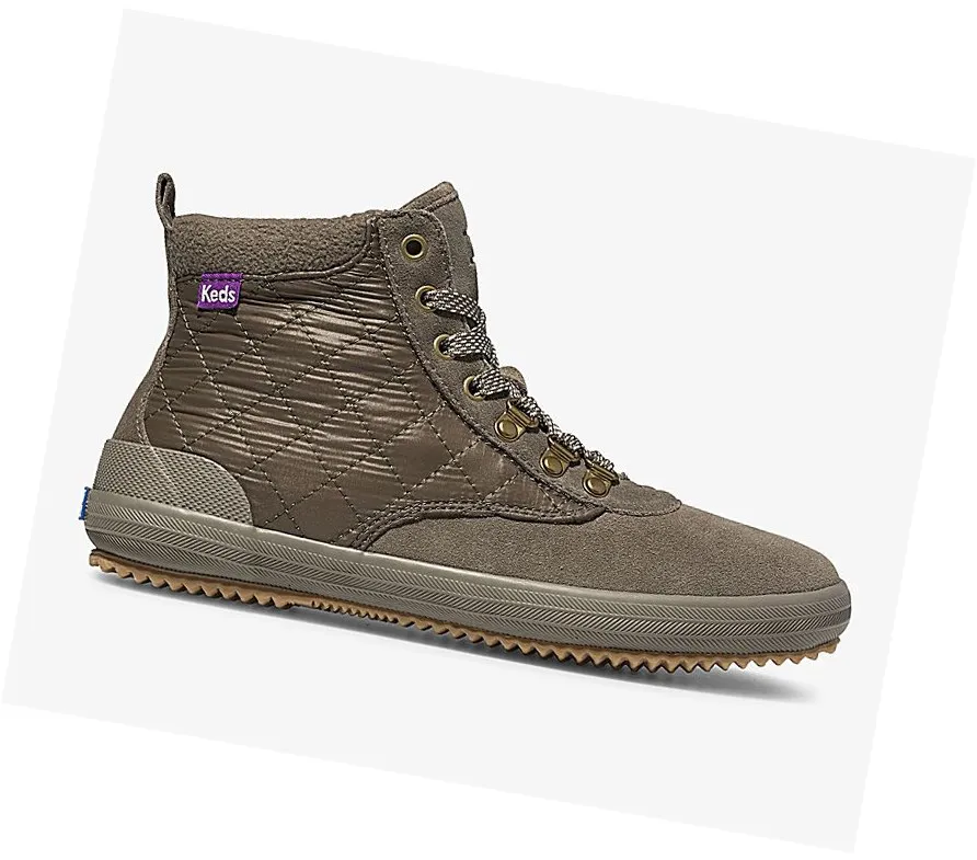 2024 Botas Altas Keds Scout Boot II Agua Mujer Verde Oliva Hermosamente – Botas Altas