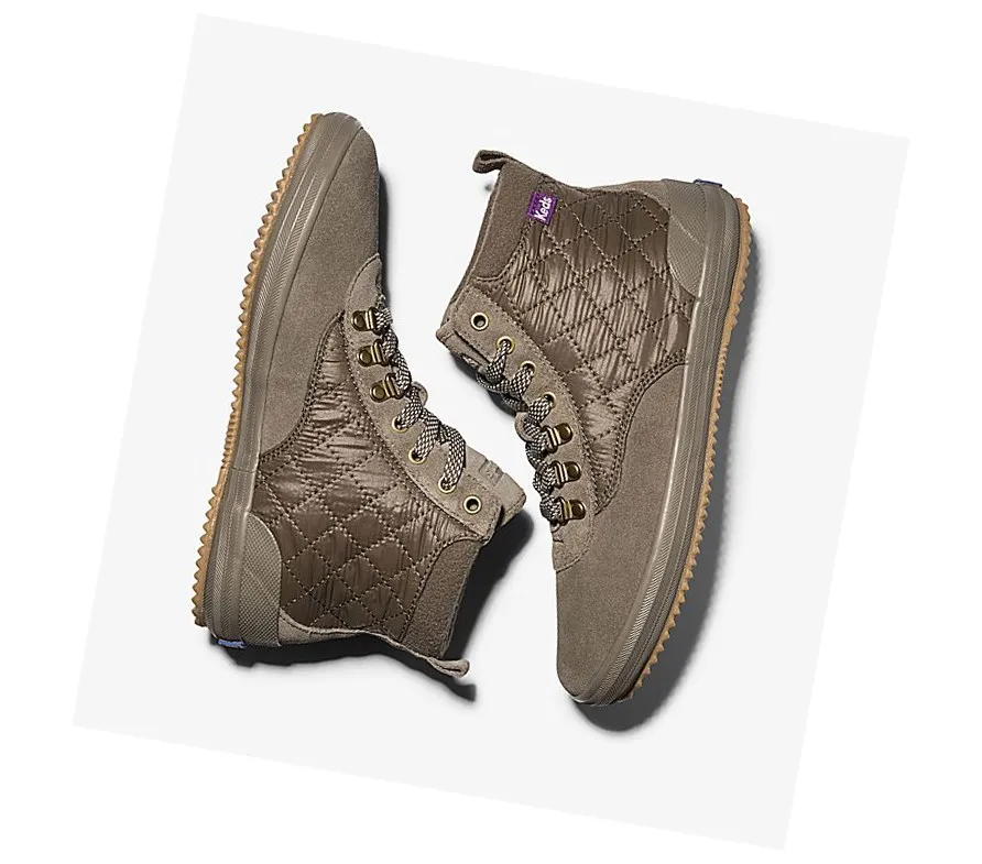 2024 Botas Altas Keds Scout Boot II Agua Mujer Verde Oliva Hermosamente – Botas Altas