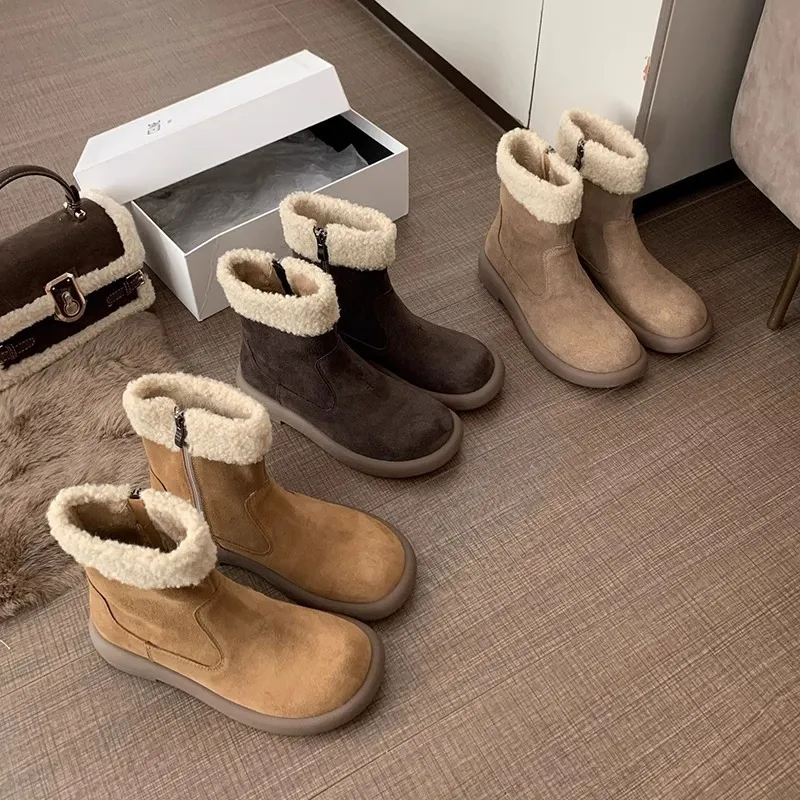 2024 Nuevas botas de envío gratis Diseñador zapatos para hombres para hombres Botas de nieve de invierno para mujeres
