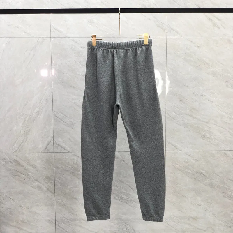 23fw Otoño Invierno EE. UU. Flocado Imprimir Logo Pantalones Pantalones Casual Hombres Mujeres Terry String Joggers Pantalones d