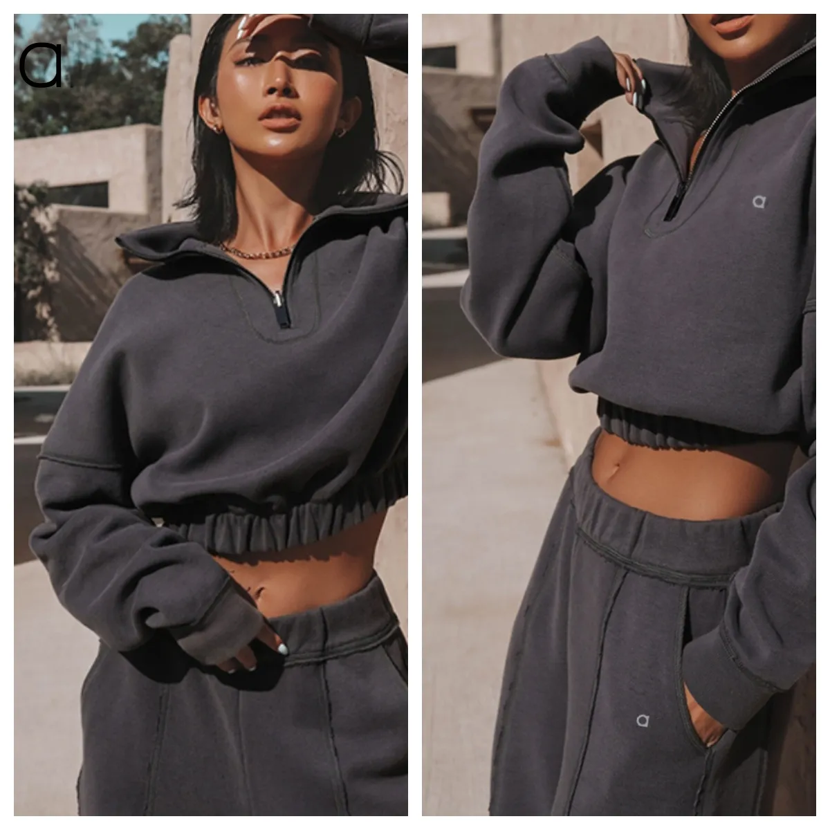 A133 Mujeres Conde capucha con sudadera con capucha de ocio de la moda con sudadera con capucha deportiva 3D+ pantalones de chán