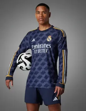 Adidas Camiseta manga larga segunda equipación Real Madrid 23/24 Authentic