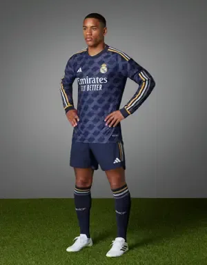 Adidas Camiseta manga larga segunda equipación Real Madrid 23/24 Authentic