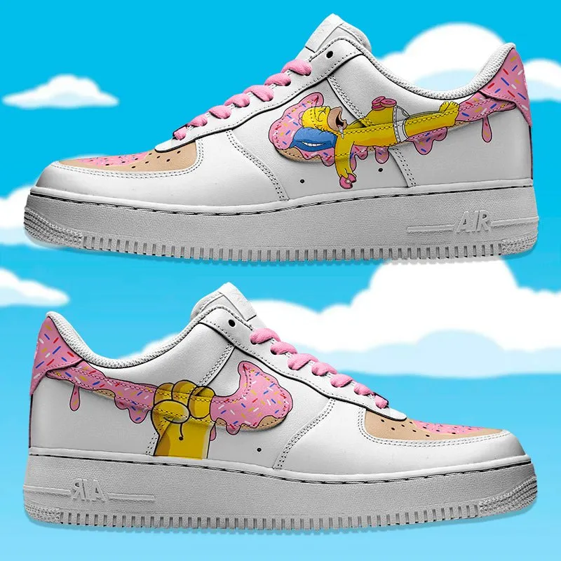 Air Force 1 x Homero  Donas Swoosh