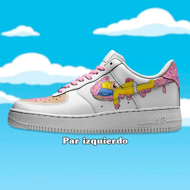 Air Force 1 x Homero  Donas Swoosh