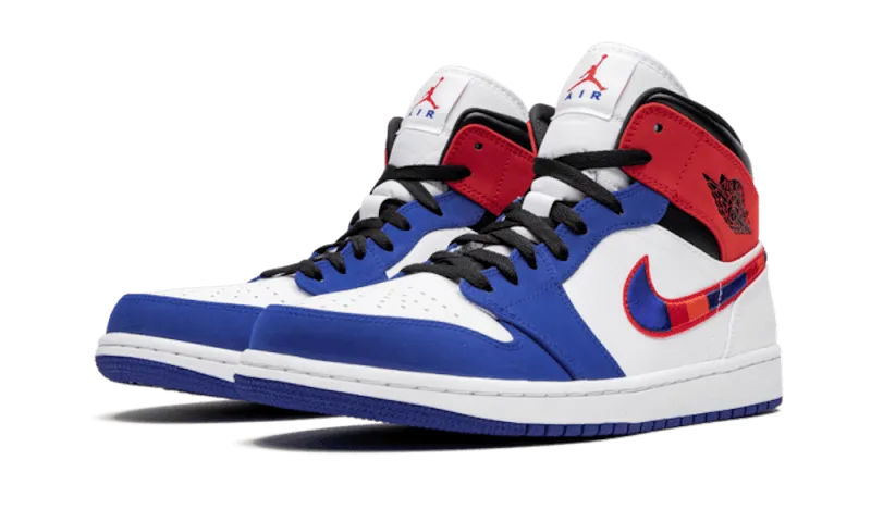 Air Jordan 1 Mid Multicolor Swoosh