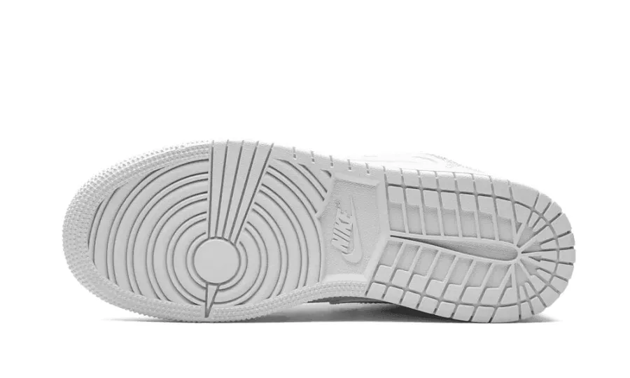 AIR JORDAN 1 MID SE SWOOSH LOGO  GREY CAMO (GS)