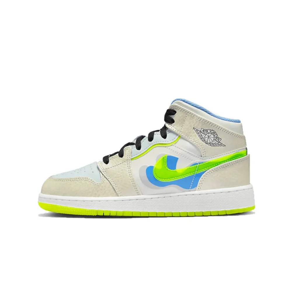 Air Jordan 1 Mid SE Warped Swoosh