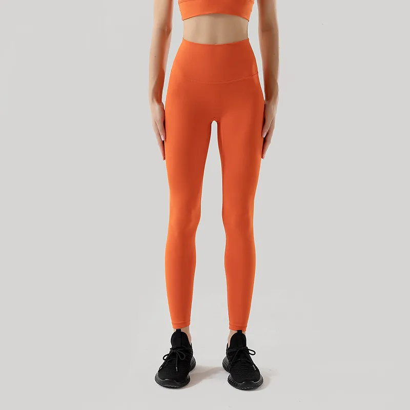AL0LULU pantalones de Yoga legging con bolsillos mallas de cintura alta mujeres deportes correr entrenamiento Fitness Jogger pan