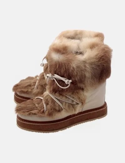 Alma en pena Botas nanuk lace up
