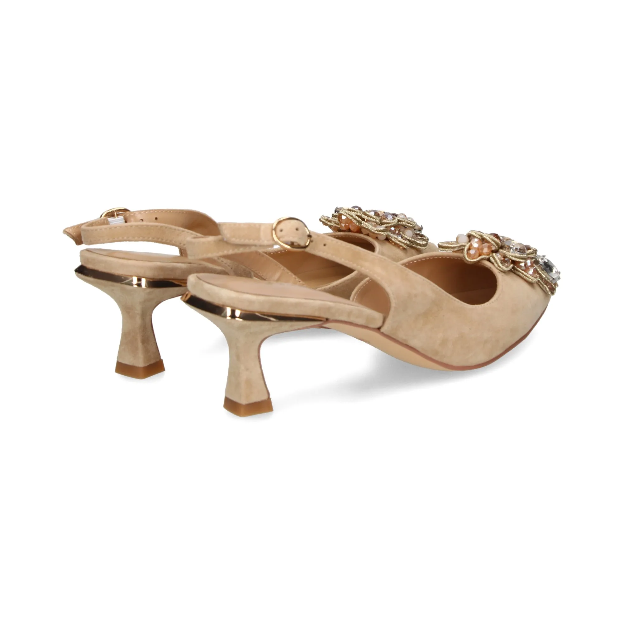ALMA EN PENA Zapatos de tacón medio de Mujer SAND