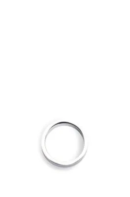Anillo de acero con aplique de esmalte
