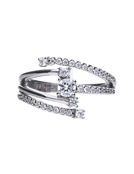 anillo diamonfire entrelazado central