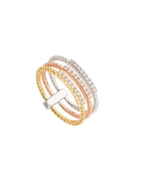 anillo itemporality tricolor bolas