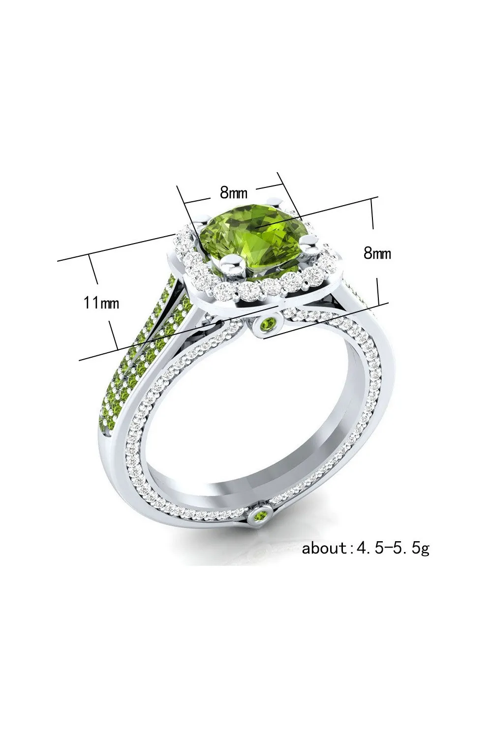 Anillo Madame Luxe azul