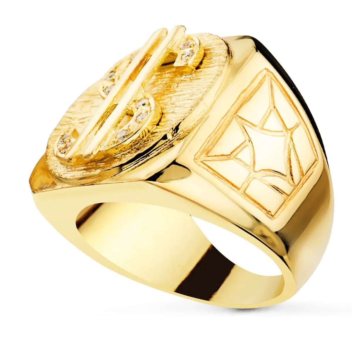 Anillo Oro Sello Dólar