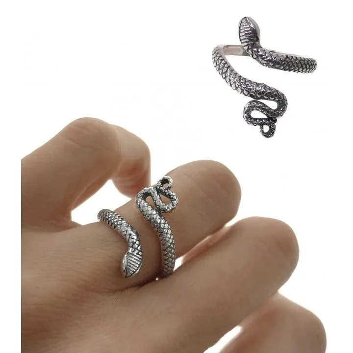 Anillo Plata Serpiente