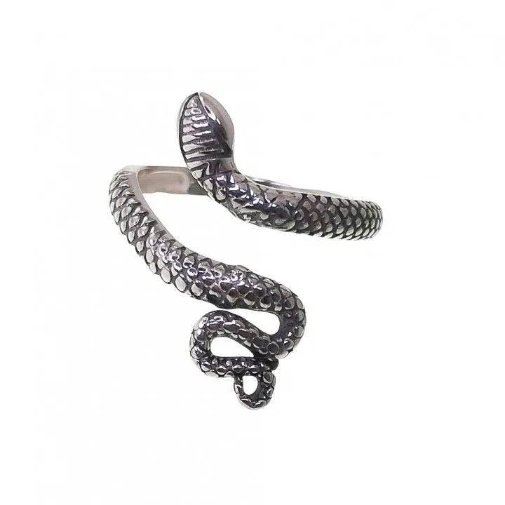 Anillo Plata Serpiente