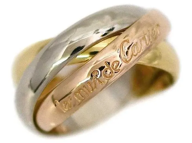 Anillo Trinity de Cartier Rosa Blanco Amarillo 