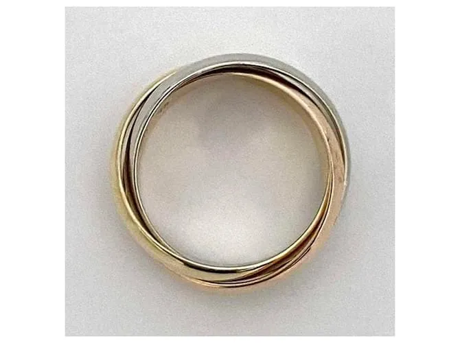 Anillo Trinity de Cartier Rosa Blanco Amarillo 