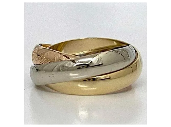 Anillo Trinity de Cartier Rosa Blanco Amarillo 