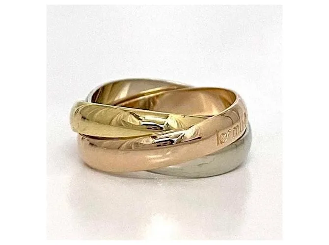 Anillo Trinity de Cartier Rosa Blanco Amarillo 