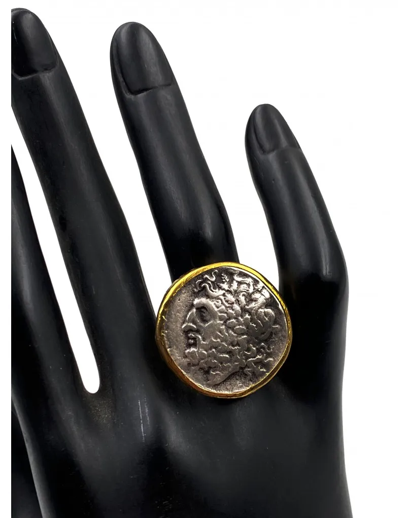 ANILLOS MUJER DE MONEDAS GRANDES REPLICA DE JOYAS ANTIGUAS