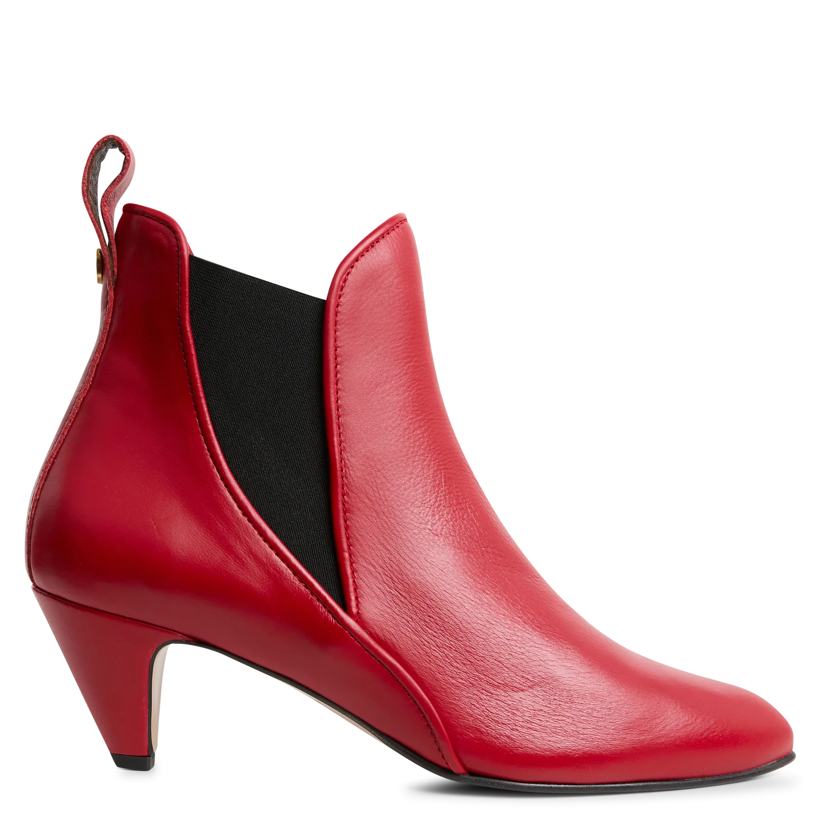 ANONYMOUS COPENHAGEN RIKLEY  BOTINES DE CUERO EN ROJO