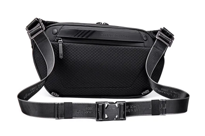 ARCTIC HUNTER Bolso Bandolera Y00013, Impermeable, Negro