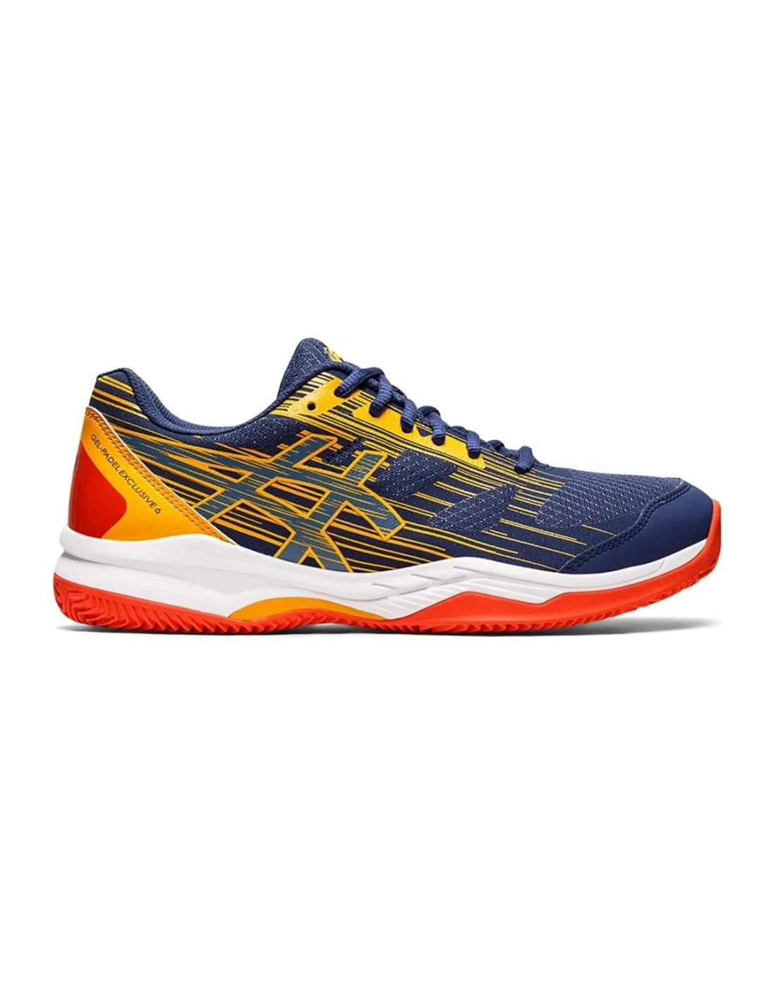 ASICS GELPADEL EXCLUSIVE 6 AZUL AMARILLO 1041A200400