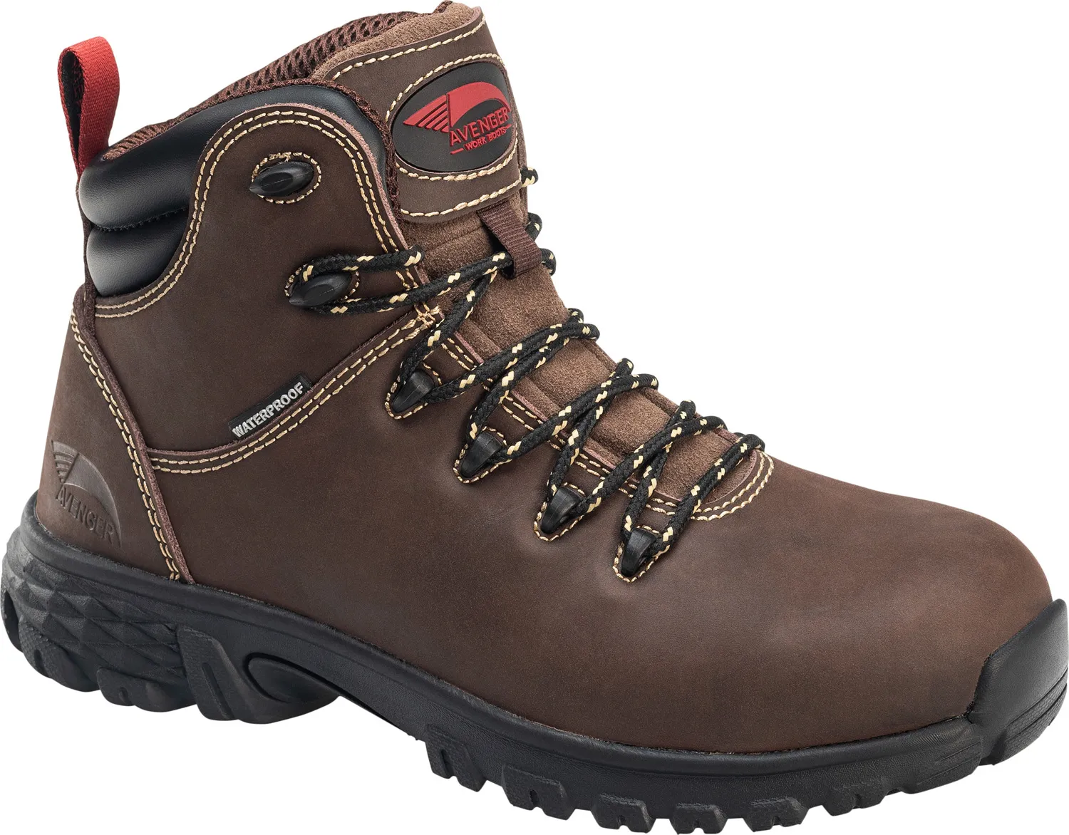 AVENGER  de mujer, Flight Brown, puntera de aleaciÝn, SD, WP Hiker