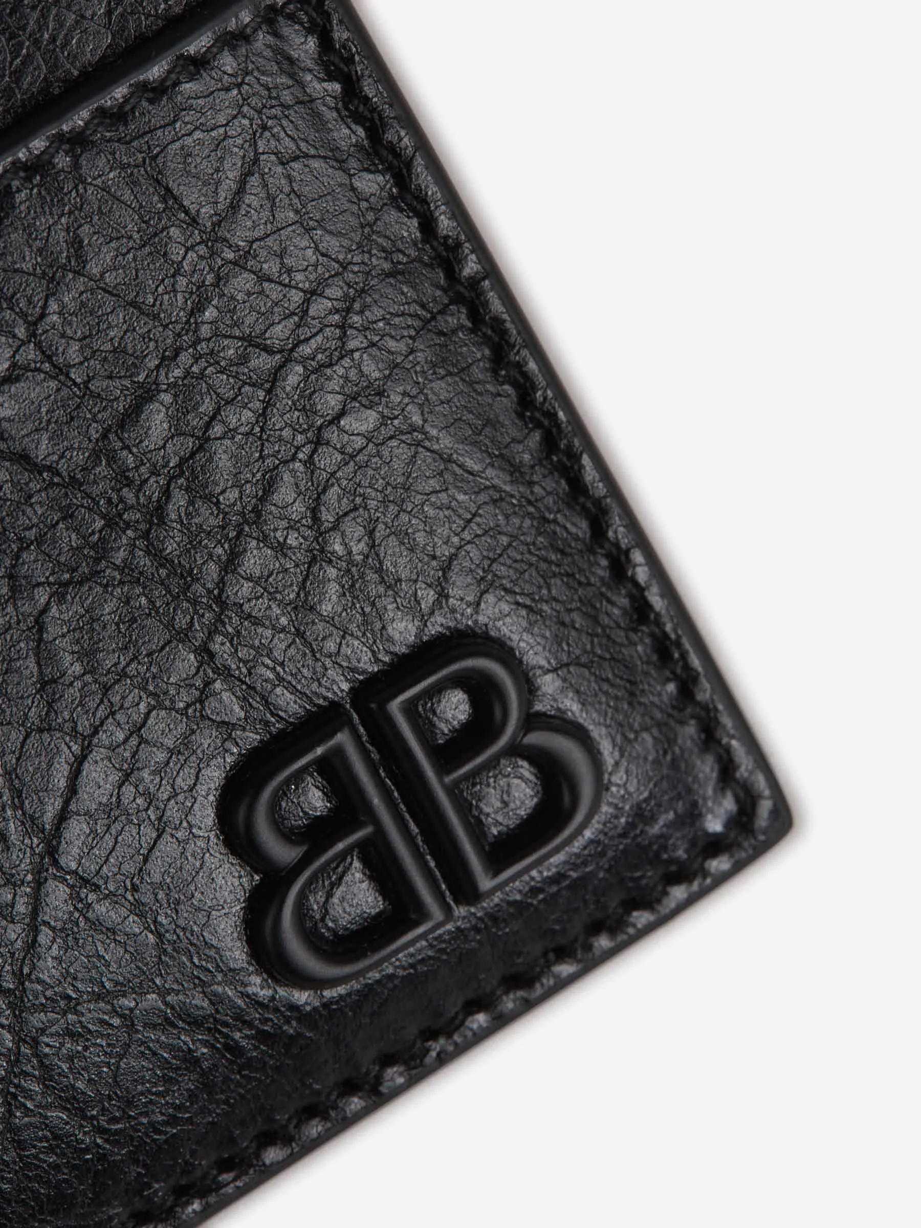 Balenciaga Tarjetero Piel Logo