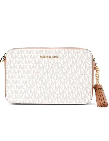 bandolera michael kors jet set vainilla