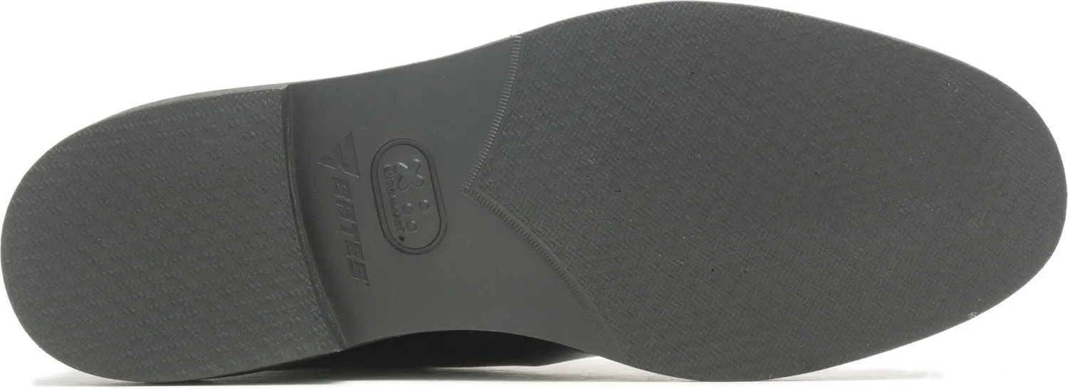 BATES Zapato de trabajo, Chukka, con puntera blanda, negro, para hombre, Bates Sentinel