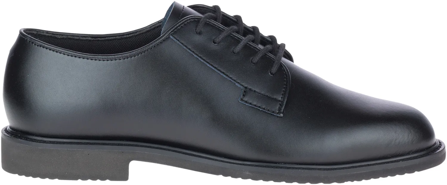 BATES Zapato de trabajo Oxford de vestir, con puntera blanda, negro, para mujer, Bates Sentry