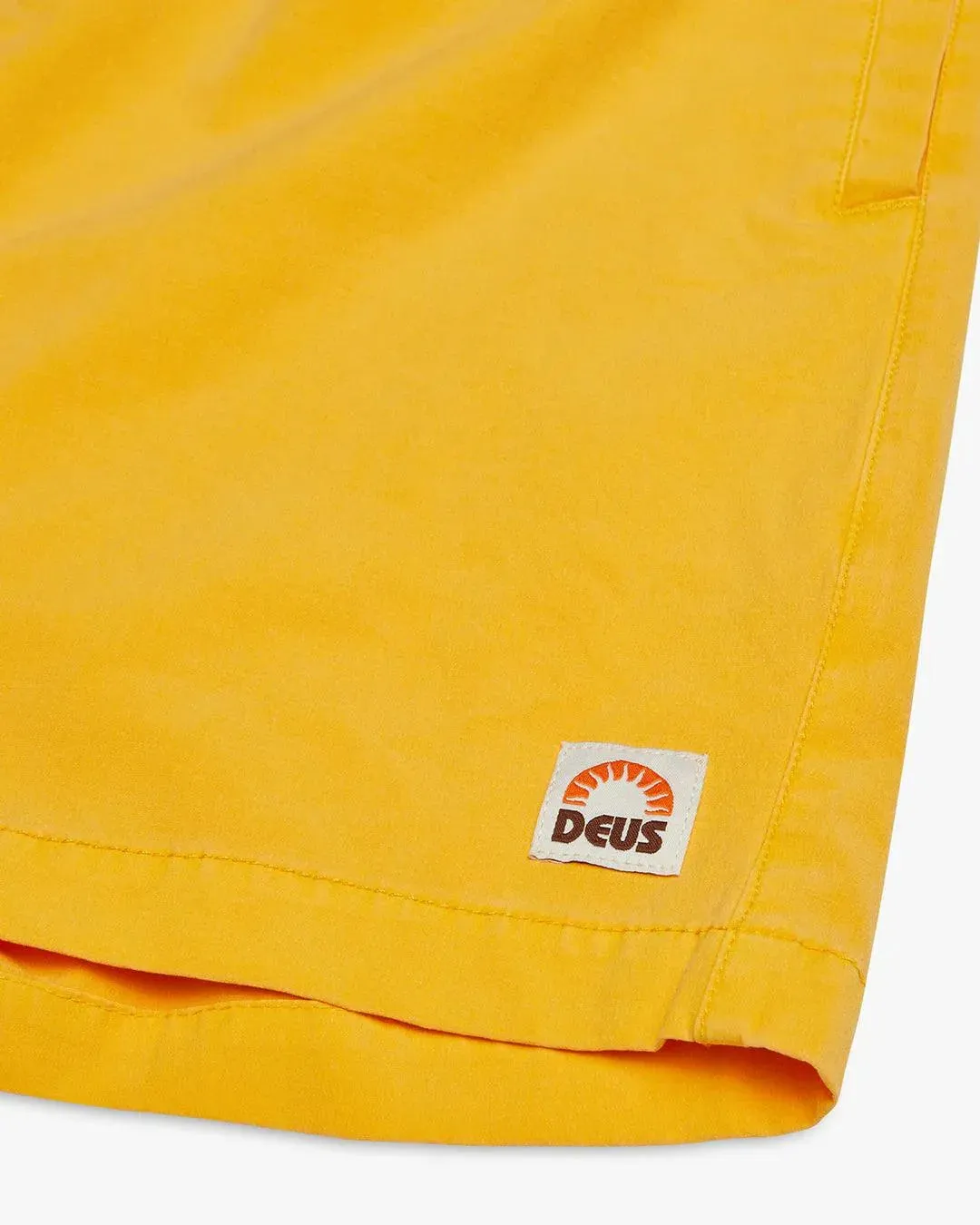 Bermuda Deus Ex Machina Sandbar Garment Dye Golden Rod