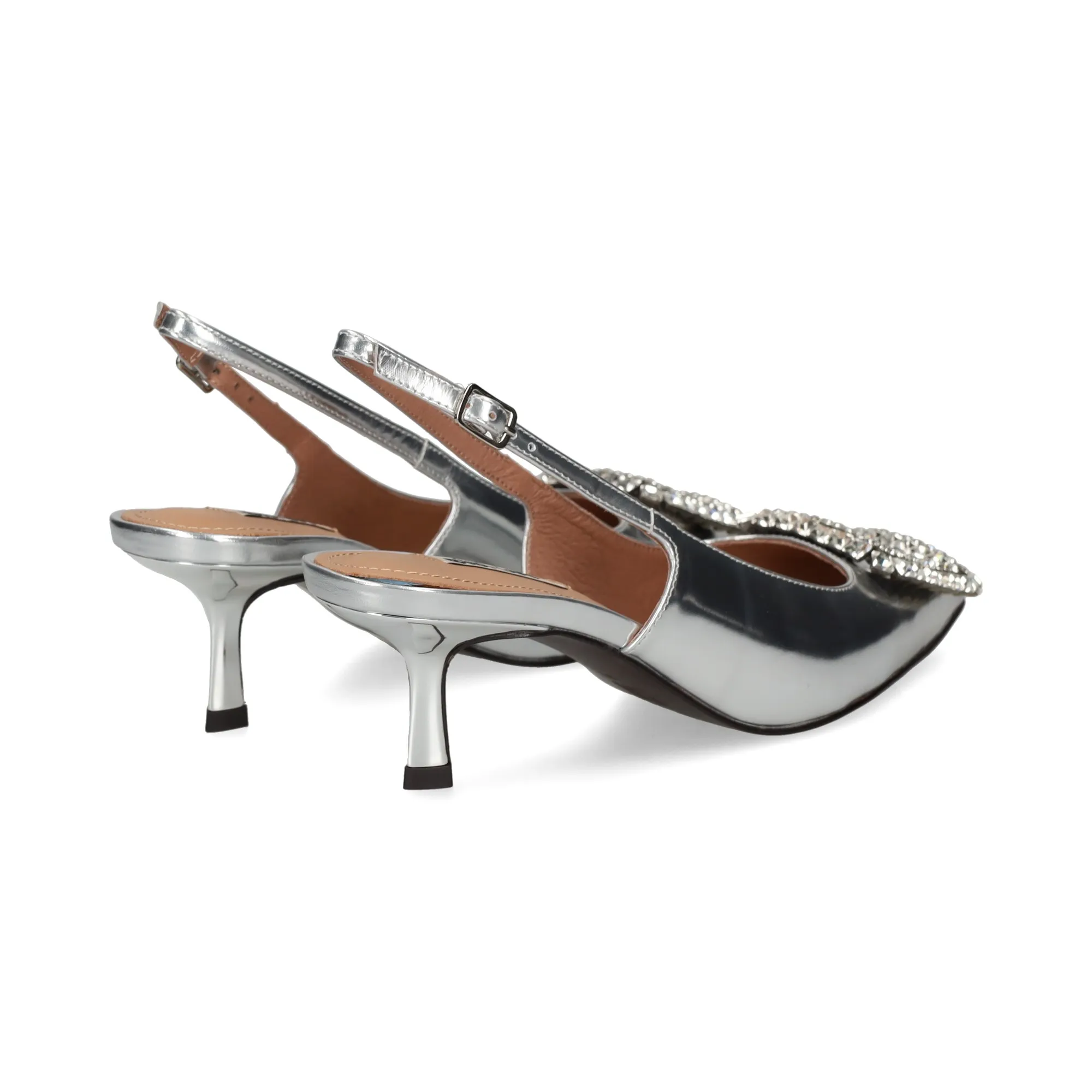 BIBI LOU Zapatos de tacón medio de Mujer PLATA