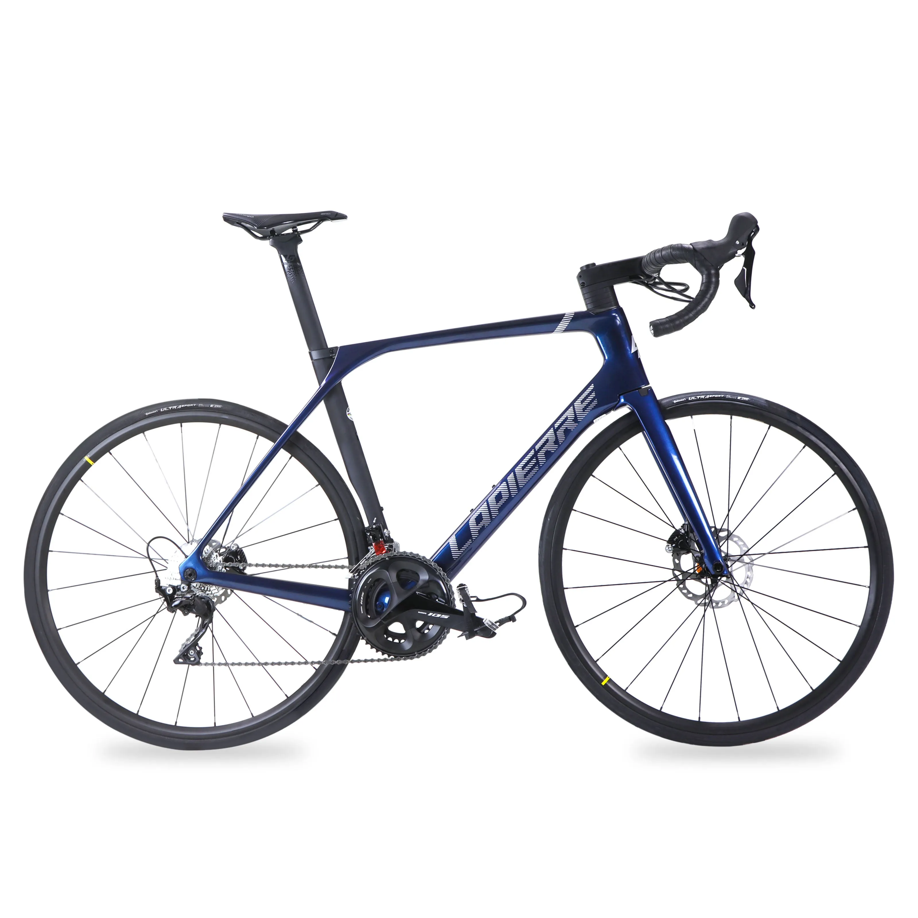 Bicicleta LAPIERRE Ruta AIRCODE DRS 5.0 R700 2x11 Shimano 105 Frenos Doble Disco Hidraulico Carbono Azul Talla:52