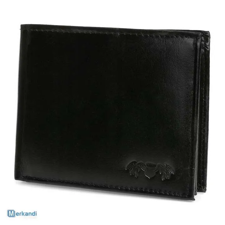 Billeteras de cuero al por mayor | Billetera de cuero genuino Beltimore para hombre