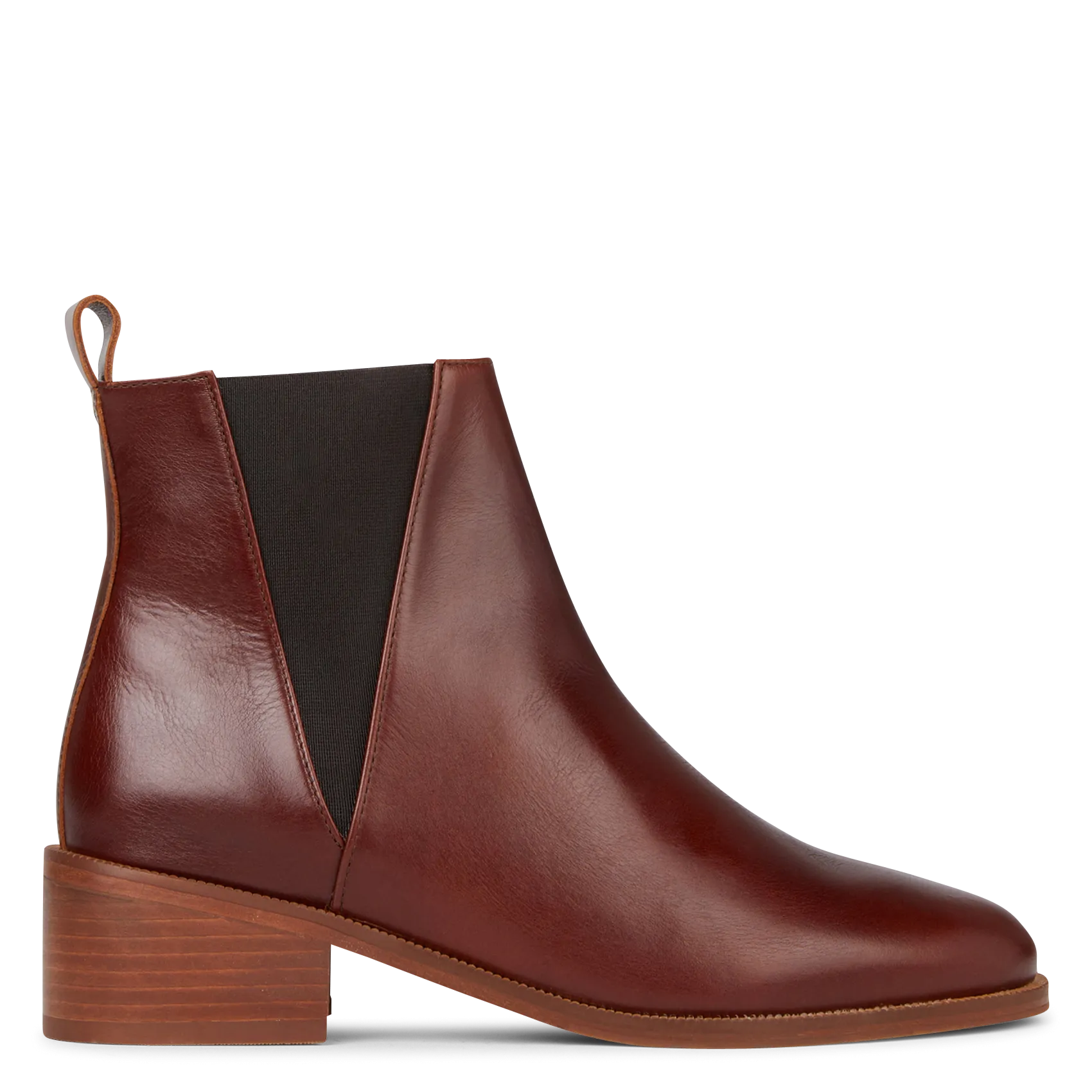 BOBBIES CAMDEN  BOTINES DE CUERO EN MARRON