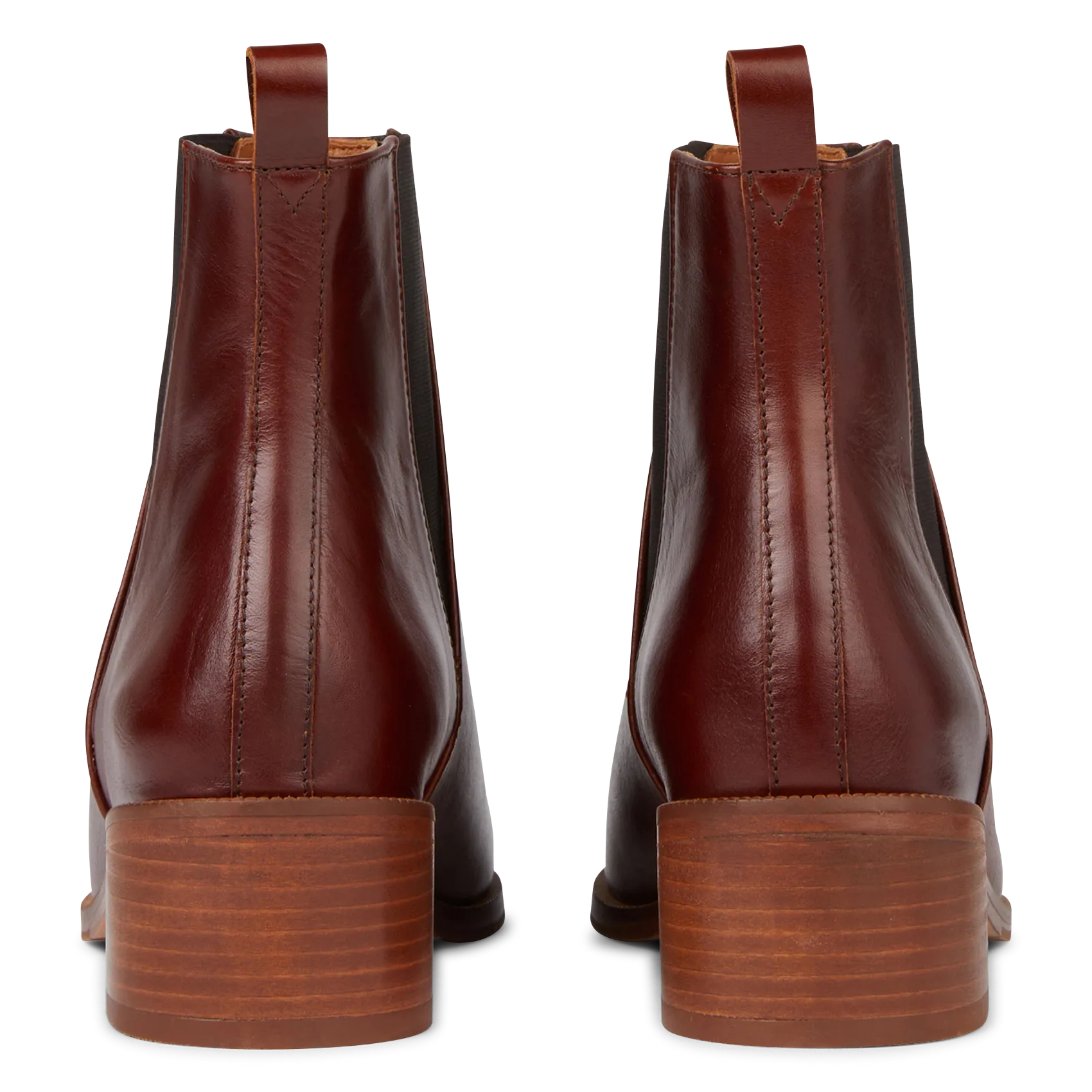 BOBBIES CAMDEN  BOTINES DE CUERO EN MARRON