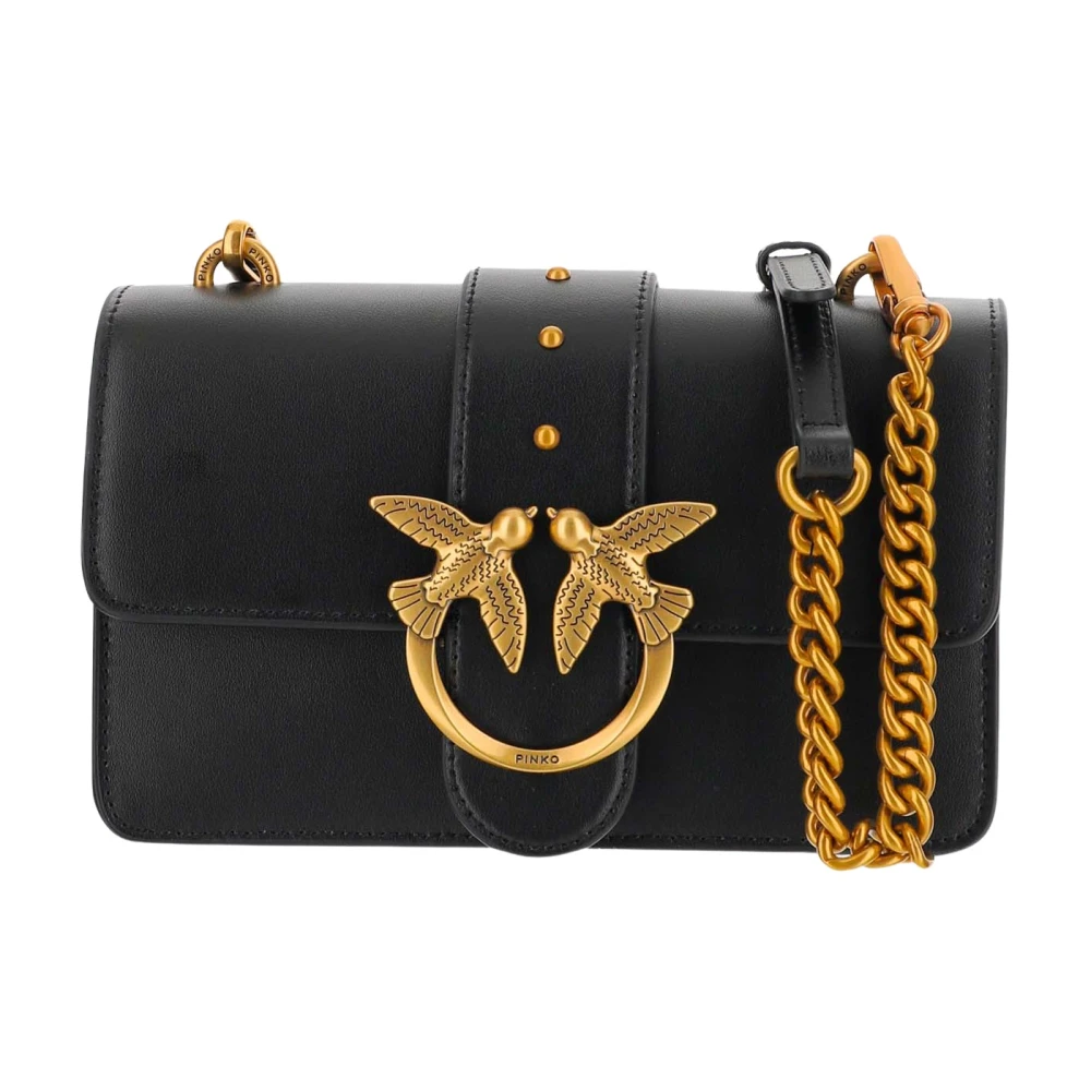 Bolso de hombro de cuero Love Bird