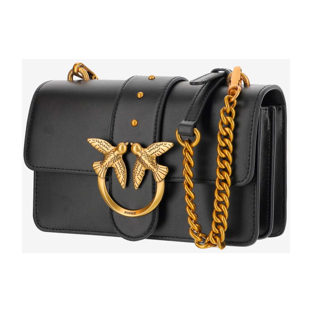 Bolso de hombro de cuero Love Bird