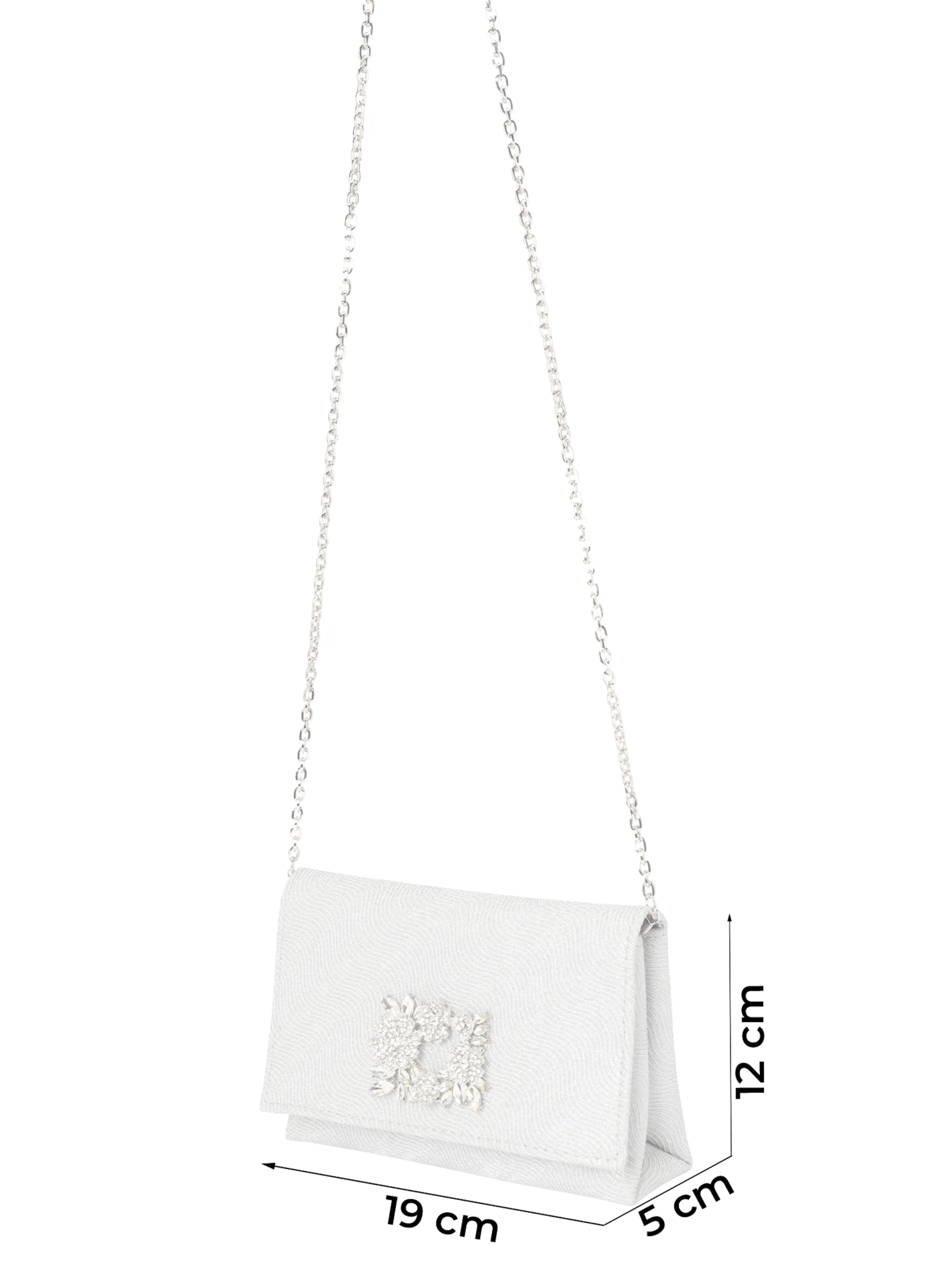 Bolso de hombro mascara en Plata